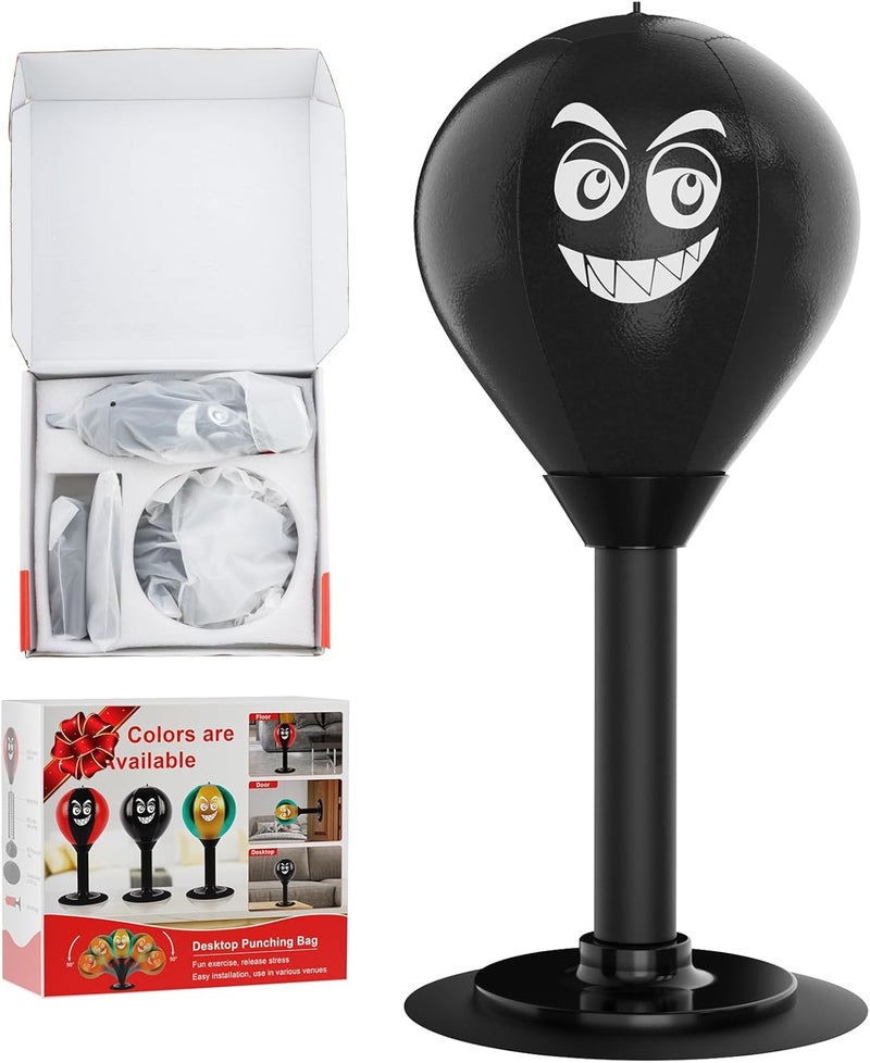 SVANE Desktop Punching Bag with Suction Cup - Punch Away Stress, Heavy Duty Office Desk Stress Ball for Adults & Kids, Fun Boxing Toy for Coworkers, Friends - Image 1